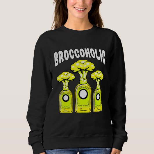 Broccoli Groenteeters Vegetarisch Plantaardig D Trui (Voorkant)
