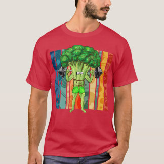 Broccoli Gym Bodybuilding Kraftliften V T-shirt