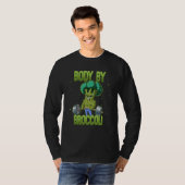 Broccoli Gym Weight Training Body By Broccoli T-shirt (Voorkant volledig)
