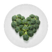 Broccoli-hart Snijplank (Voorkant)