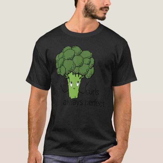 Broccoli heeft krullende haarvlies t-shirt (Voorkant)