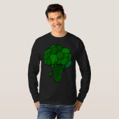 Broccoli Is Life Fun Graphic Vegetable T-shirt (Voorkant volledig)