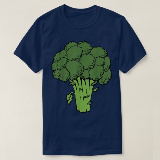 Broccoli Is Life Fun Graphic Vegetable T-shirt (Design voorkant)