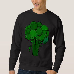 Broccoli Is Life Fun Graphic Vegetable Trui