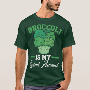 Broccoli is mijn gedistilleerde dierentuin Vegan V T-shirt