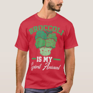 Broccoli is mijn gedistilleerde dierentuin Vegan V T-shirt
