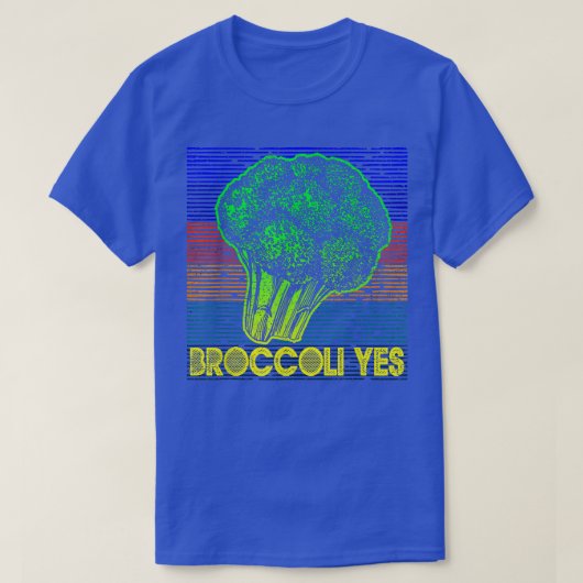 Broccoli Ja Funny Vegetable Gardener 295 T-shirt (Design voorkant)