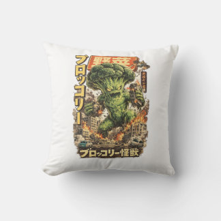 Broccoli Kaiju – Groente Apocalyps Kussen