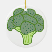 Broccoli Keramisch Ornament (Achterkant)