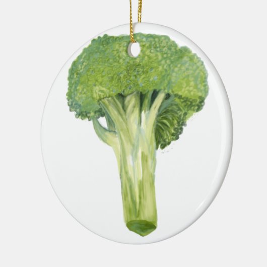 broccoli keramisch ornament (Links)