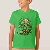 Broccoli Kinder Kerst Grappige Broccoli Peuter T-shirt (Voorkant)