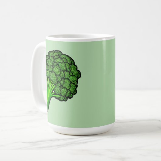 Broccoli Koffiemok (Voorkant links)