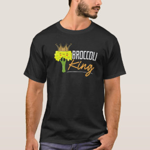Broccoli Koning Broccoholic Groente Vegetarisch Ve T-shirt