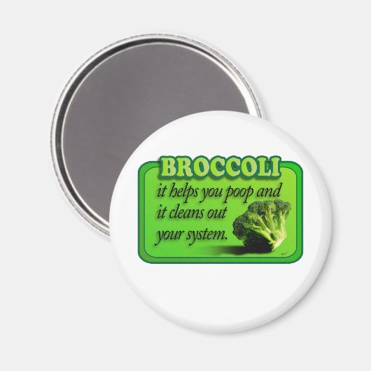 broccoli-kopie magneet (Voorkant / Achterkant)