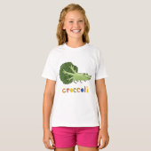 broccoli krokodil t-shirt (Voorkant volledig)