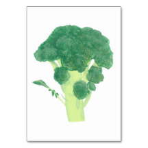 Broccoli-leeskaarten voor volwassenen