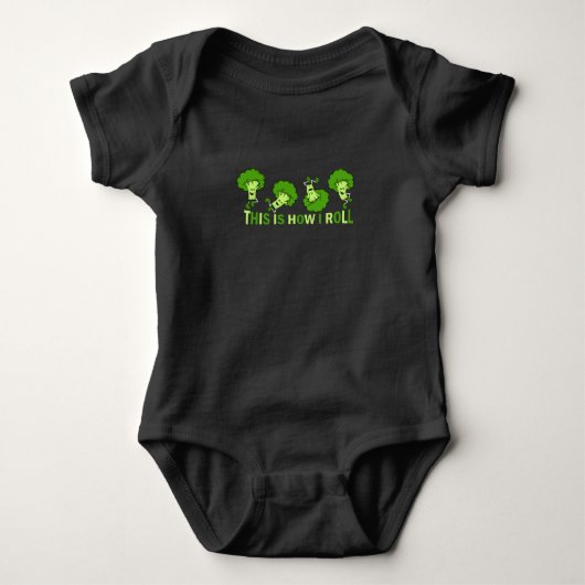 Broccoli Lover is hoe ik Vegan Vegetarian noem Romper (Voorkant)