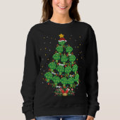 Broccoli Lover Xmas Gift Broccoli kerstboom Trui (Voorkant)