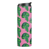 Broccoli Lovers Veggies Painting CUSTOM Thermosbeker (Gedraaid links)