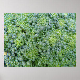Broccoli Macro Afdrukken Poster