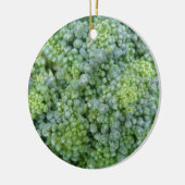 Broccoli Macro Custom Verjaardag Keramisch Ornament (Links)