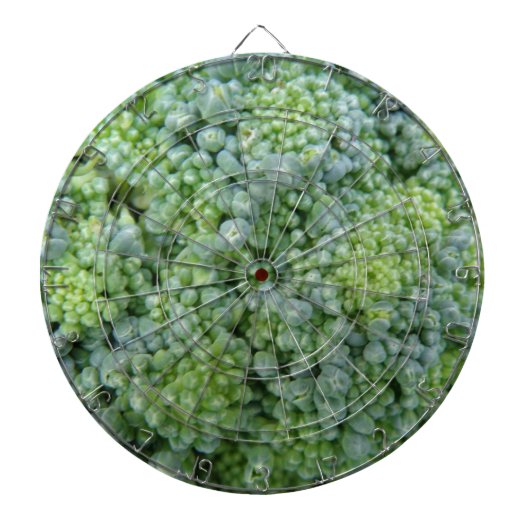 Broccoli Macro Dart Board Dartbord (Voorkant)