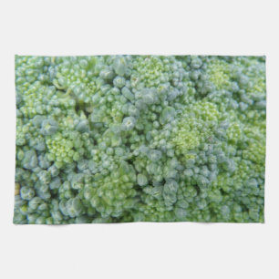 Broccoli Macro Kitchen Towel Theedoek