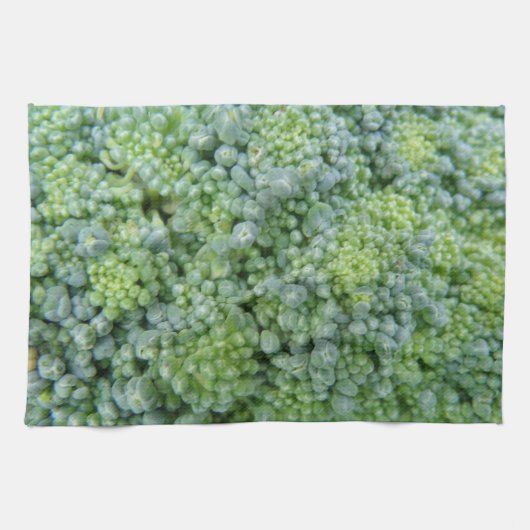 Broccoli Macro Kitchen Towel Theedoek (Horizontaal)