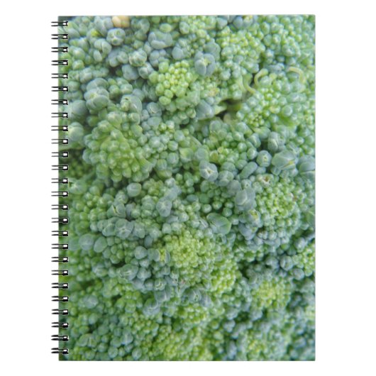 Broccoli Macro Notitieboek (Voorkant)