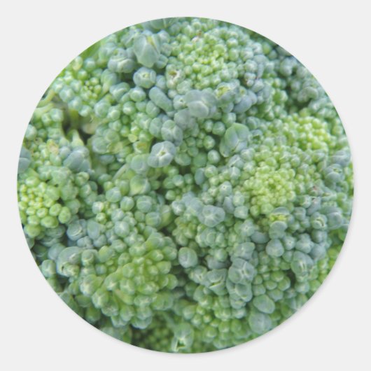 Broccoli Macro Stickers (Voorkant)