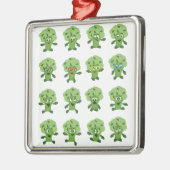 broccoli metalen ornament (Links)