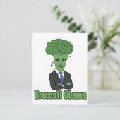 Broccoli Obama Briefkaart (Staand voorkant)