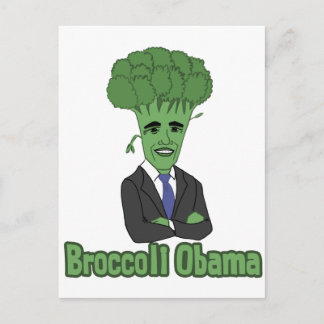 Broccoli Obama Briefkaart