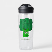Broccoli ontwerp gepersonaliseerd waterfles (Voorkant)