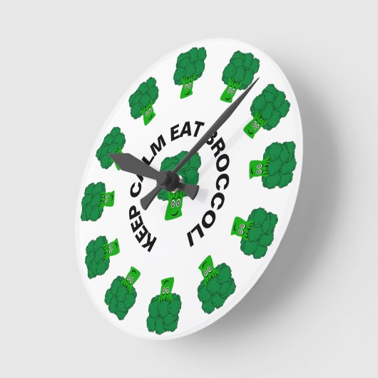 Broccoli-ontwerp Ronde Klok (Hoek)