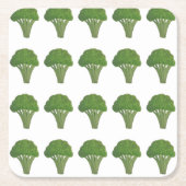 Broccoli papieren onderzetters (Voorkant)
