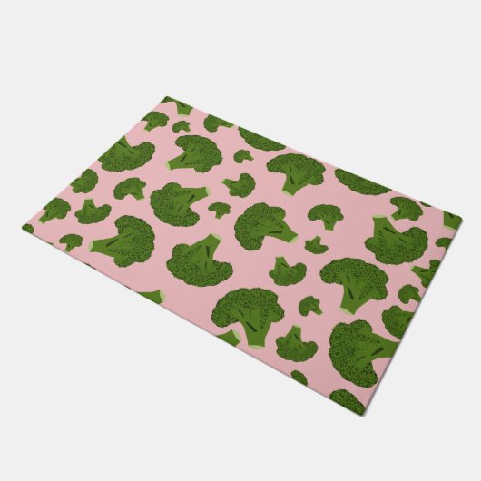 Broccoli Pattern Deurmat (Schuin)