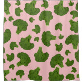 Broccoli Pattern Douchegordijn (Voorkant)