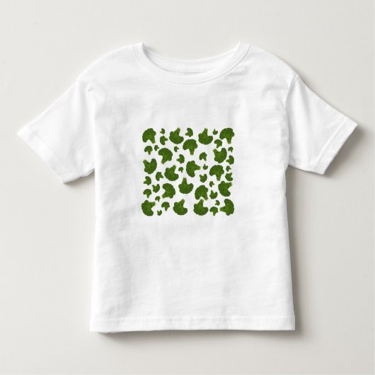 Broccoli Pattern Kinder Shirts (Voorkant)