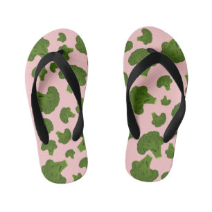 Broccoli Pattern Kinder Teenslippers