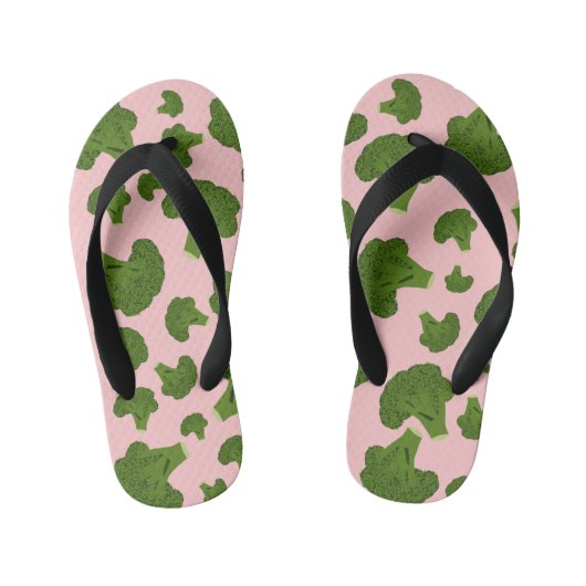 Broccoli Pattern Kinder Teenslippers (Voetbed)