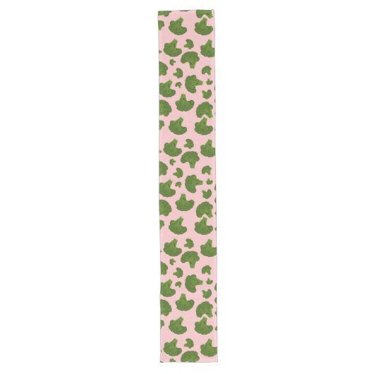 Broccoli Pattern Lange Tafelloper (Voorkant)