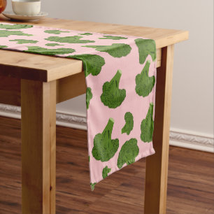 Broccoli Pattern Lange Tafelloper