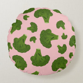 Broccoli Pattern Rond Kussen