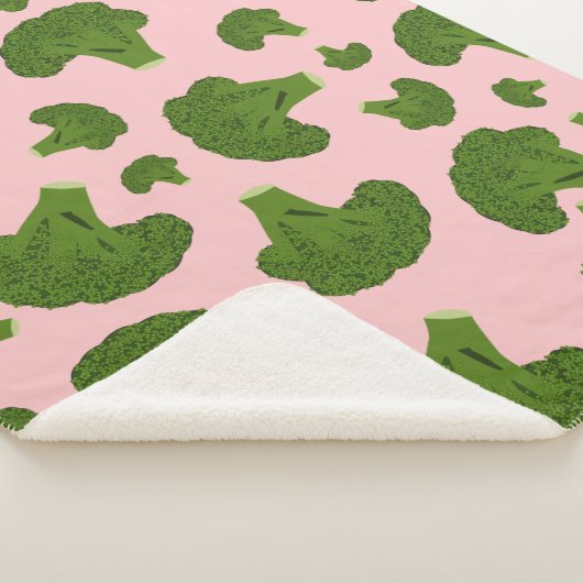 Broccoli Pattern Sherpa Deken (3/4)