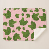 Broccoli Pattern Sherpa Deken (Voorkant (horizontaal))