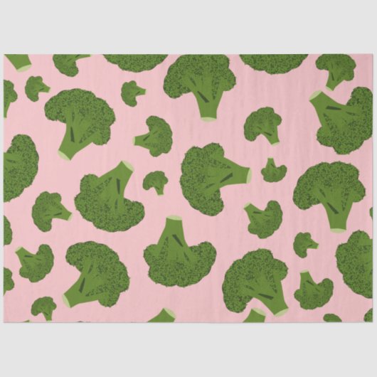 Broccoli Pattern Tissuepapier (Voorkant)
