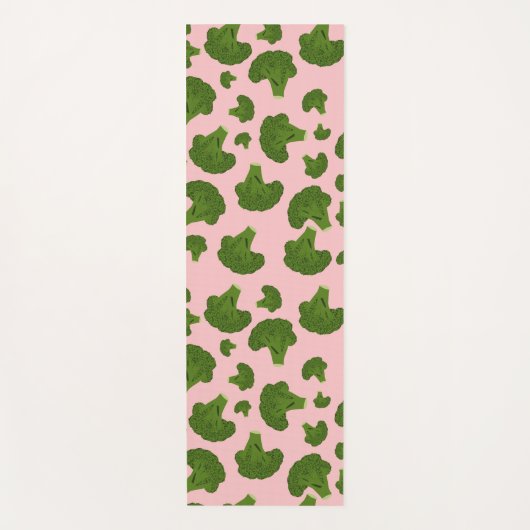 Broccoli Pattern Yogamat (Voorkant)