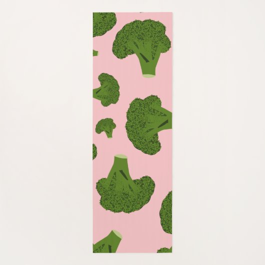Broccoli Pattern Yogamat (Achterkant)