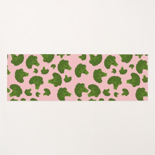 Broccoli Pattern Yogamat (Voorkant (horizontaal))